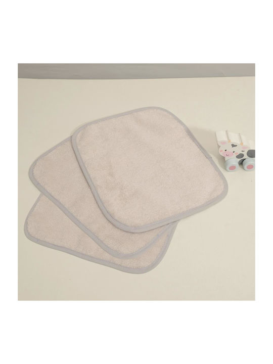 Baby Oliver Shoulder Burp Cloths 22x30cm 3 Pieces