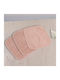 Baby Oliver Shoulder Burp Cloths From Pink Muslin 22x30cm 3 Pieces