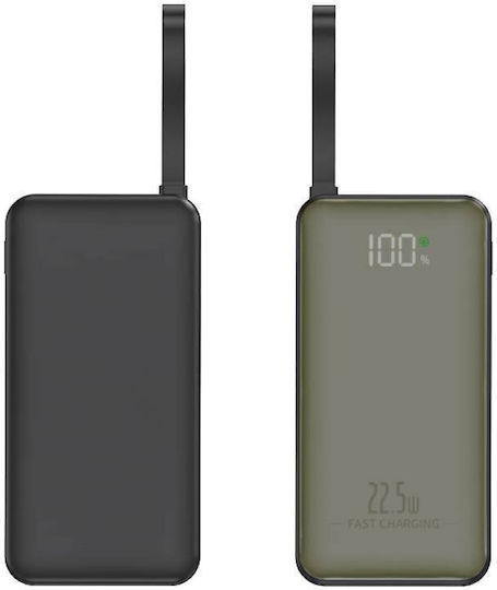 Nine Y369 22.5w Încărcare Rapidă Mini Power Bank 10000mah Negru
