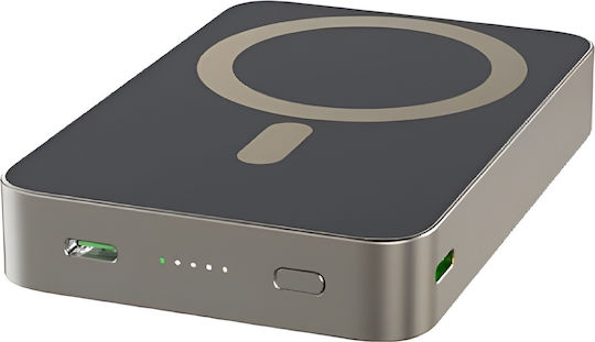 Nine E61b 15w Wireless MagSafe Power Bank 20w Type-c Input Output 10000mah Gold