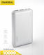 Pavareal G05 Външна Батерия 10000mAh Мобилен И Таблет Usb-C Micro-Usb И Led Индикатор Бяла