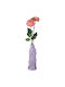 Vază Decorativă Ceramică Violet 10x9x28cm 1buc