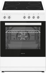 Davoline Ελεύθερη με Κεραμικές Εστίες Λευκή NCC 6080 W Davoline Ελεύθερη με Κεραμικές Εστίες Λευκή NCC 6080 W
