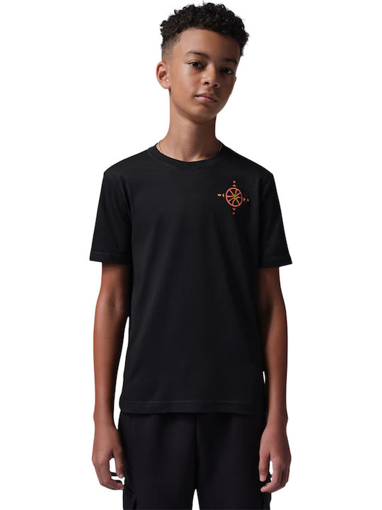 Παιδικό T-shirt Μαύρο Jumpman