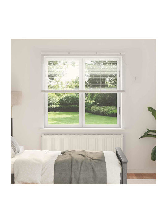 vidaXL Shade Blind PVC in White Color L150xH130cm