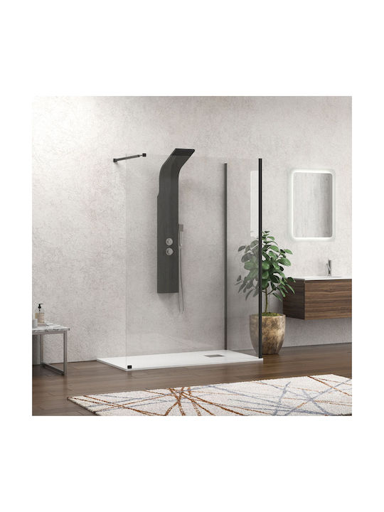 Walkin Cabin for Shower 110x200cm Clear Glass B...