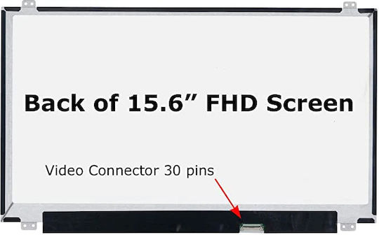 Monitor 1920x1080 30 Pin for Laptop Asus, HP, Acer, Dell, Lenovo N156HCA-EAB