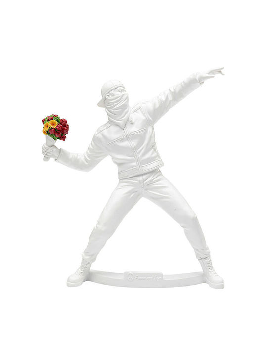 Decorative Tabletop Sportsman White 7x24x27 cm