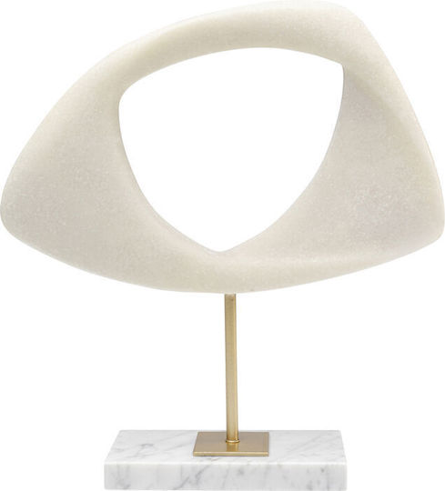 Διακοσμητικό Επιτραπέζιο Soft Shape Άσπρο 31x18x33 Εκ