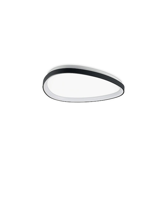 Ideal Lux Таванно осветление 61бр Черен с Вграден LED