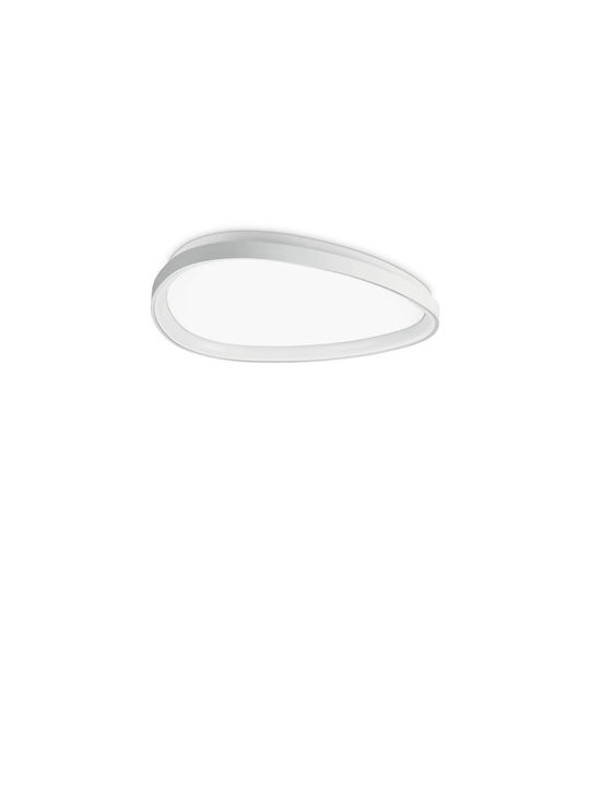 Ideal Lux Deckenleuchte 61cm Weiß mit Integrierter LED