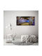 Wall Canvas Painting Ready Immediate Installation Graffiti In The Metro 120x60 Cm