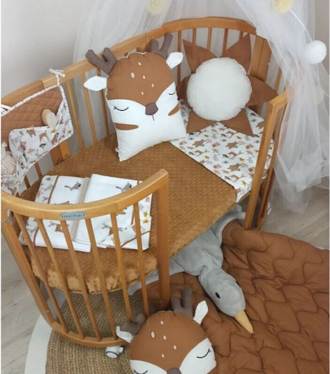 Baby Star Σετ με Λάστιχο Μπεζ 45x90εκ.