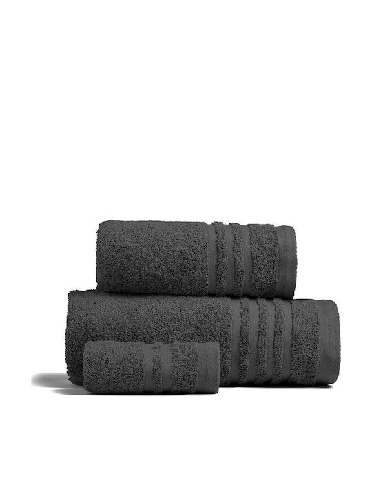 Melinen Facecloth Premio 50x100cm Dark Grey Wei...