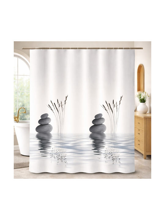 My Home Luxury Shower Curtain Fabric 180x180cm