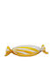 Kare Design Decorative Bowl Yellow 34x15x4.5cm