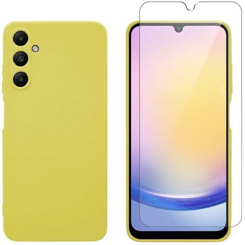 Redshield Umschlag Rückseite Silikon / Gehärtetes Glas (Galaxy A25 5G)