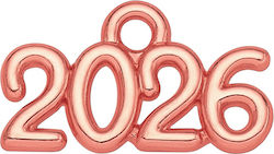 Метално Декоративно 2026 1x2см М6952-3 Розово Златно 50бр