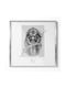 Tulup Wall-mounted Plastic Photo Frame with Silver Frame