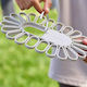 SPV Hanging Clothes Drying Rack for Balcony Plastic 26x17.5cm