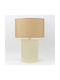 InTheBox Selene Ceramic Table Lamp with Beige Shade and Base