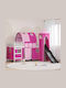 Pat pentru Copii Loft Bed Single Alb pentru Saltea 99.5x200cm