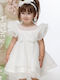 Mi Chiamo Alb Rochie de Botez din Tulle