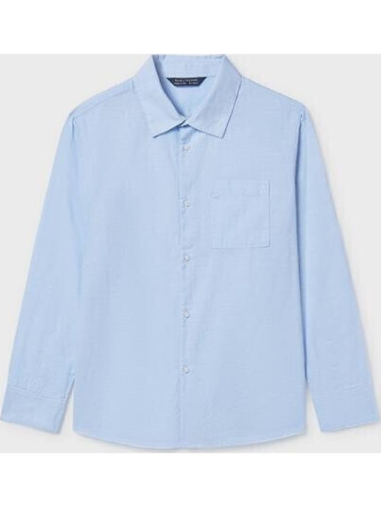 Mayoral Kids Long-Sleeved One Color Light Blue ...