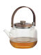 Andrea House Teapot with Filter Glass Transparent 1000ml