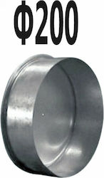 Capac Galvanizat Pentru Tub De Fum Ø200 Capac Galvanizat Pentru Tub De Fum Ø200