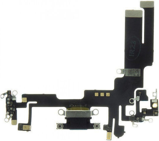 Кабел лента Порт за зареждане System Charging Flex Черна Съвместима iPhone 14