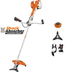 Ruris Brush Cutter Ruris Rr460c 3 Hp 46.5 Cm3 2-stroke 255 Mm Cutting Width Manual Start 1 L Gasoline Autocut 3-tooth Blade Ruris Brush Cutter Ruris Rr460c 3 Hp 46.5 Cm3 2-stroke 255 Mm Cutting Width Manual Start 1 L Gasoline Autocut 3-tooth Blade
