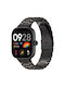 Λουράκι Ανοξείδωτο Ατσάλι Μαύρο (Smart Band 9 Pro)