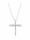 Fa Cad'oro White Gold Cross 18K