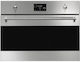 Smeg Εντοιχιζόμενος Φούρνος Μικροκυμάτων με Grill 40lt Inox