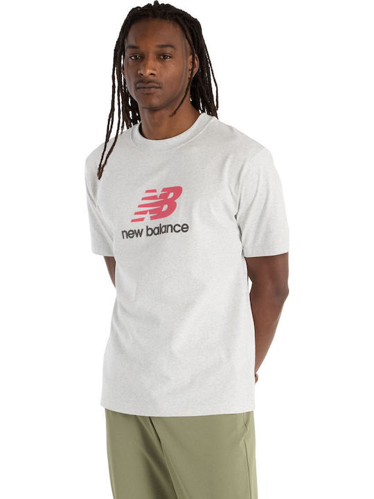 Logo Αθλητικό T-shirt Γκρι