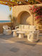 Garden & Outdoor Furniture Sets Living Room Set Torre 4 Pieces Off White
