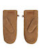 Women's Leather Gloves Brown Sheepskin
