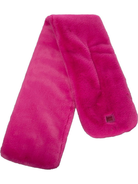 UGG Women's Furry Scarf Pink