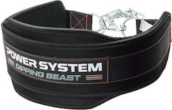 Power System Beast Ps-3860 Ζώνη Βυθίσεων Συνθετική Μαύρη Κόκκινη