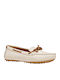 Δερμάτινα Γυναικεία Loafers σε Μπεζ Χρώμα