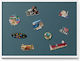 Tulup Magnet Notice Board 70x50cm