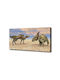 Kinder Wandkunst Canvas Ideal tägliche Dekoration Dinosaurier 100x50 cm