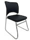 Scaun Vizitator Comforthub în Culoare Negru 43x42x78cm 6buc