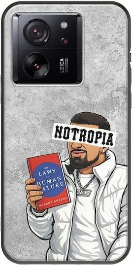 Epic Quotes Notropia Xiaomi 13T Pro 5G Schwarze Silikon Handyhülle