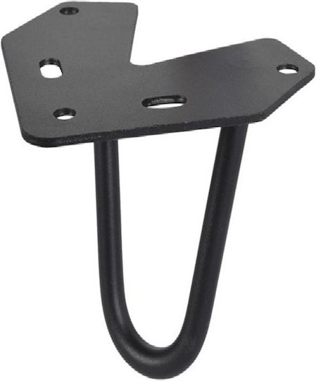 Металиково Краче За Маса Finetto Hairpin 2-rod 152mm Черно