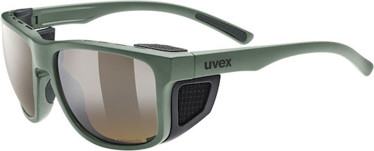 Uvex Ochelari de ciclism cu Montură Verde și Lentile Întuneric