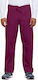 Cherokee Originals Unisex Burgundy Medical Pants Cotton and Polyester