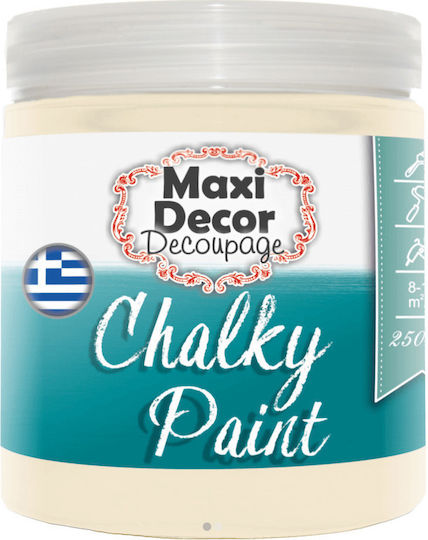Maxi Χρώμα Κιμωλίας Κρεμ Εκρού 522 750ml 522-5