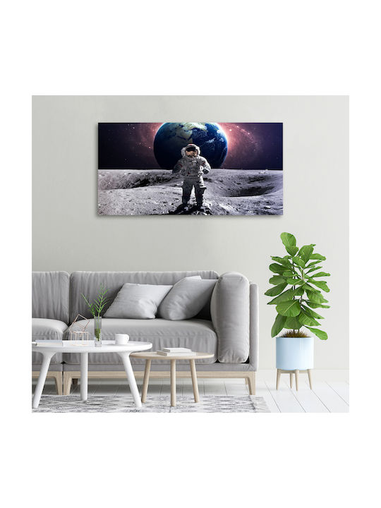 Gemälde Segeltuch Einheitliche Elegante Wanddekoration Astronaut 100x50 cm
